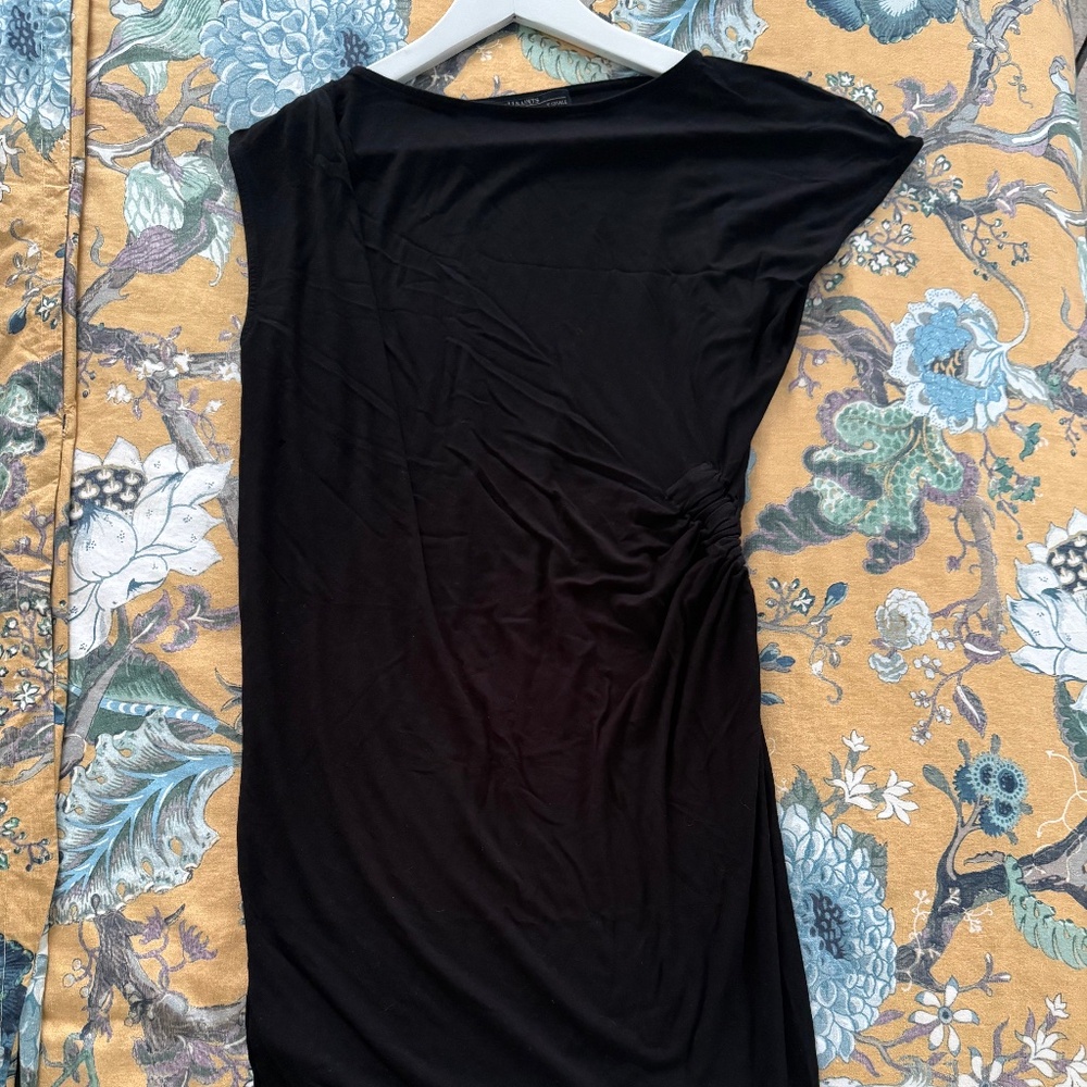 AllSaints Short Black Dress